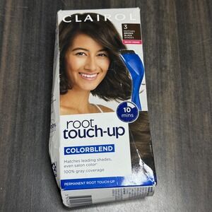 Clairol Root Touch-Up ColorBlend 3 Matches Brown Shades 100% Gray Coverage‎